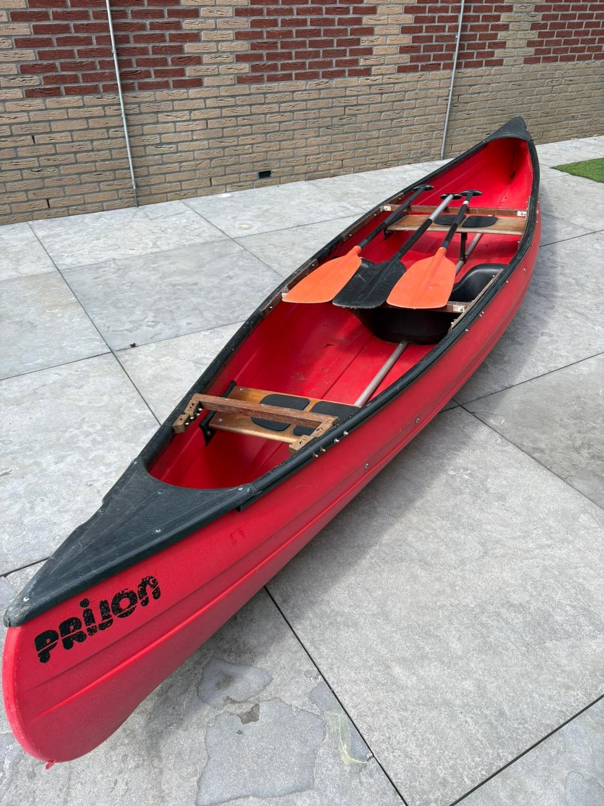 Prijon HTP Canadese Kano met Peddels, Watersport en Boten, Ophalen, Gebruikt, Met peddels, Twee personen