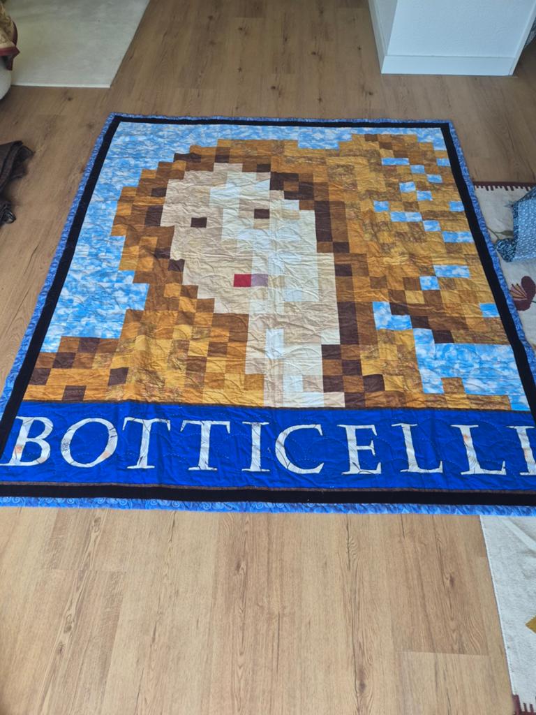 QUILT Botticelli pixels plaid of  wandkleed, Ophalen, Nieuw, Rechthoekig, 200 cm of meer