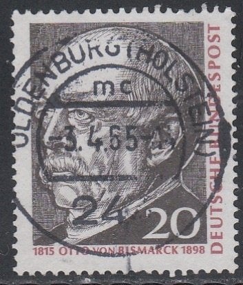 BRD 1965 463 Bismarck, Gest, Postzegels en Munten, Ophalen of Verzenden, BRD, Gestempeld