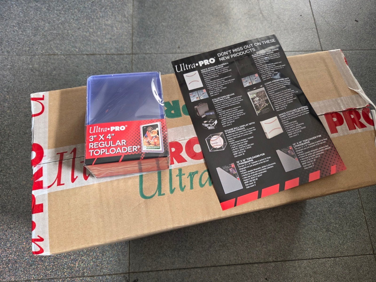 Ultra Pro Toploader - doosje 25 stuks, Ophalen of Verzenden, Nieuw, Sleeves of Kaarthoesjes