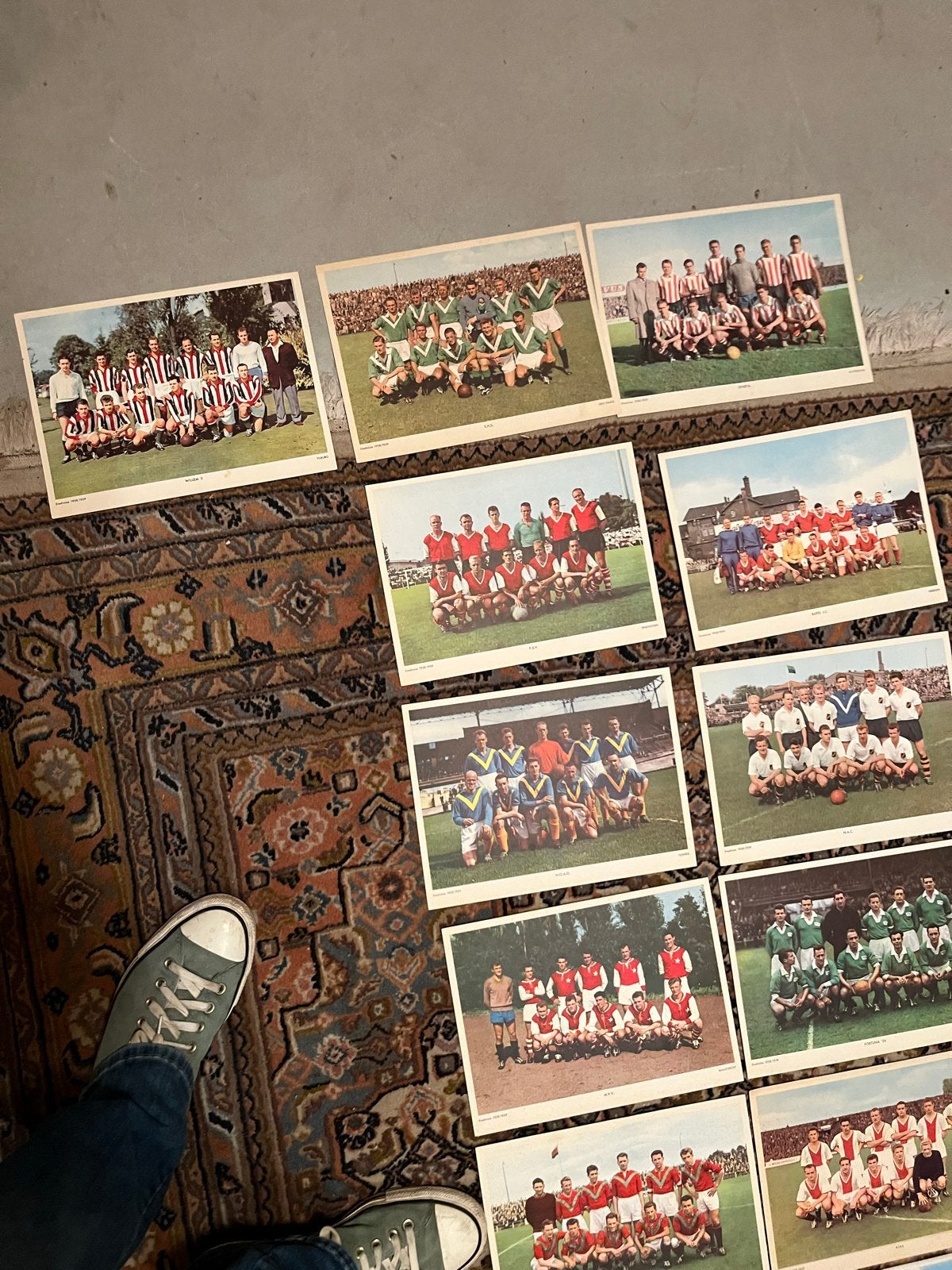 Vintage Esso Eredivisie Voetbalplaten - Complete Set, Ophalen of Verzenden, Gebruikt, Overige binnenlandse clubs, Poster, Plaatje of Sticker