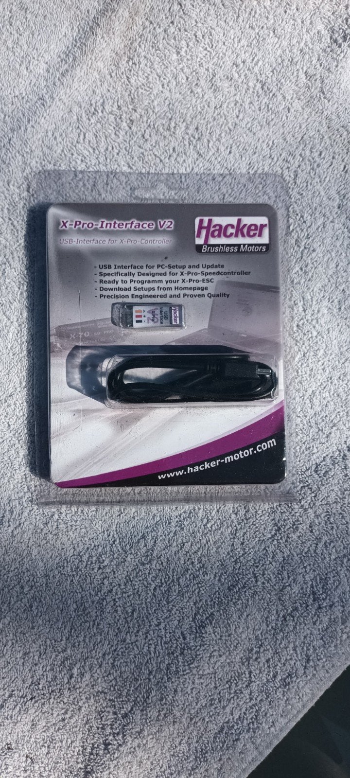 Hacker X-Pro-Interface V2 USB Programmeer Tool ESC, Ophalen of Verzenden, Zo goed als nieuw, 1:5 t/m 1:8, Onderdeel