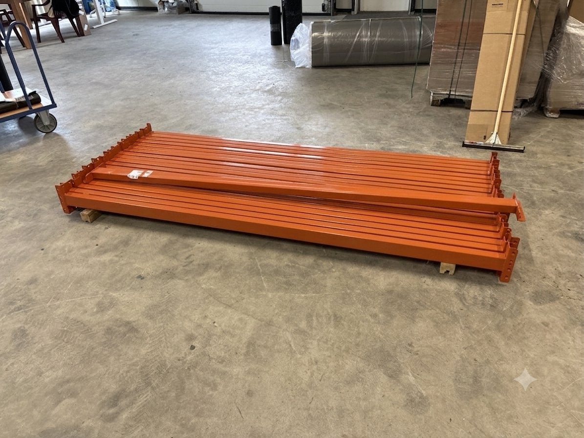 20 stuks Ligger Mecalux 2C815 oranje 2700x80x50mm 1510kg/set, Ophalen