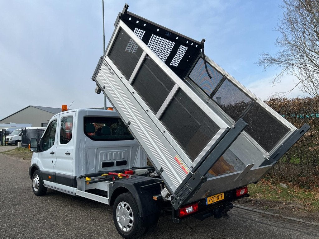Ford Transit 350 2.2 125PK DC driezijdige kipper | dubbelluc, 13 km/l, Euro 5, Gebruikt, 4 cilinders