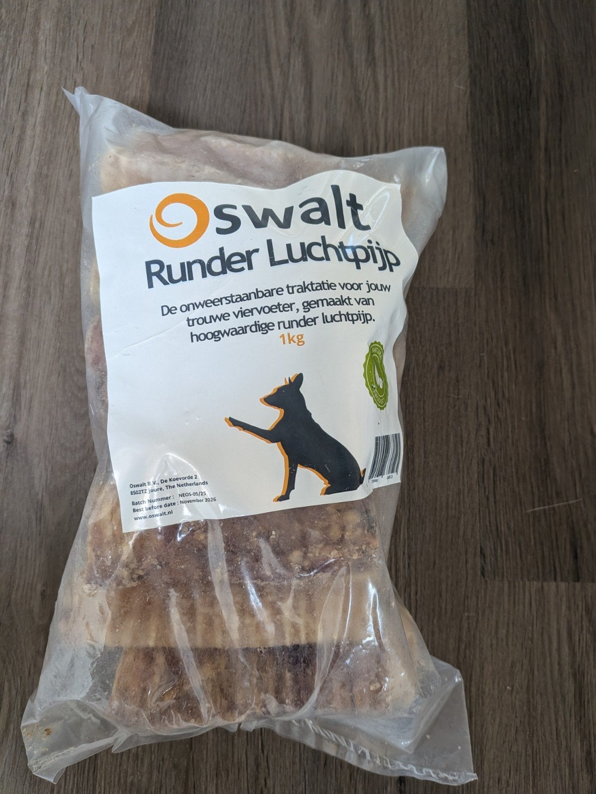 Runderluchtpijpen voor honden (800 gram), Ophalen of Verzenden, Hond