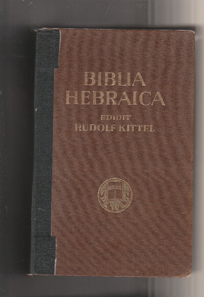 Biblia Hebraica Rudolf Kittel 1937, Ophalen of Verzenden, Gelezen