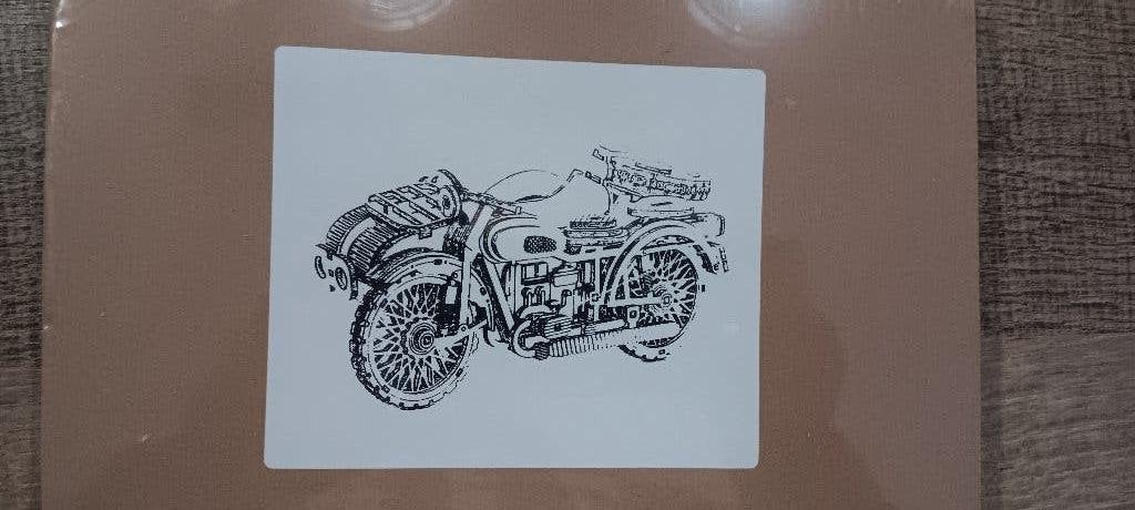 HOUTEN BOUWPAKKET MOTOR MET ZIJSPAN, Overige merken, 1:32 tot 1:50, Overige typen, Nieuw