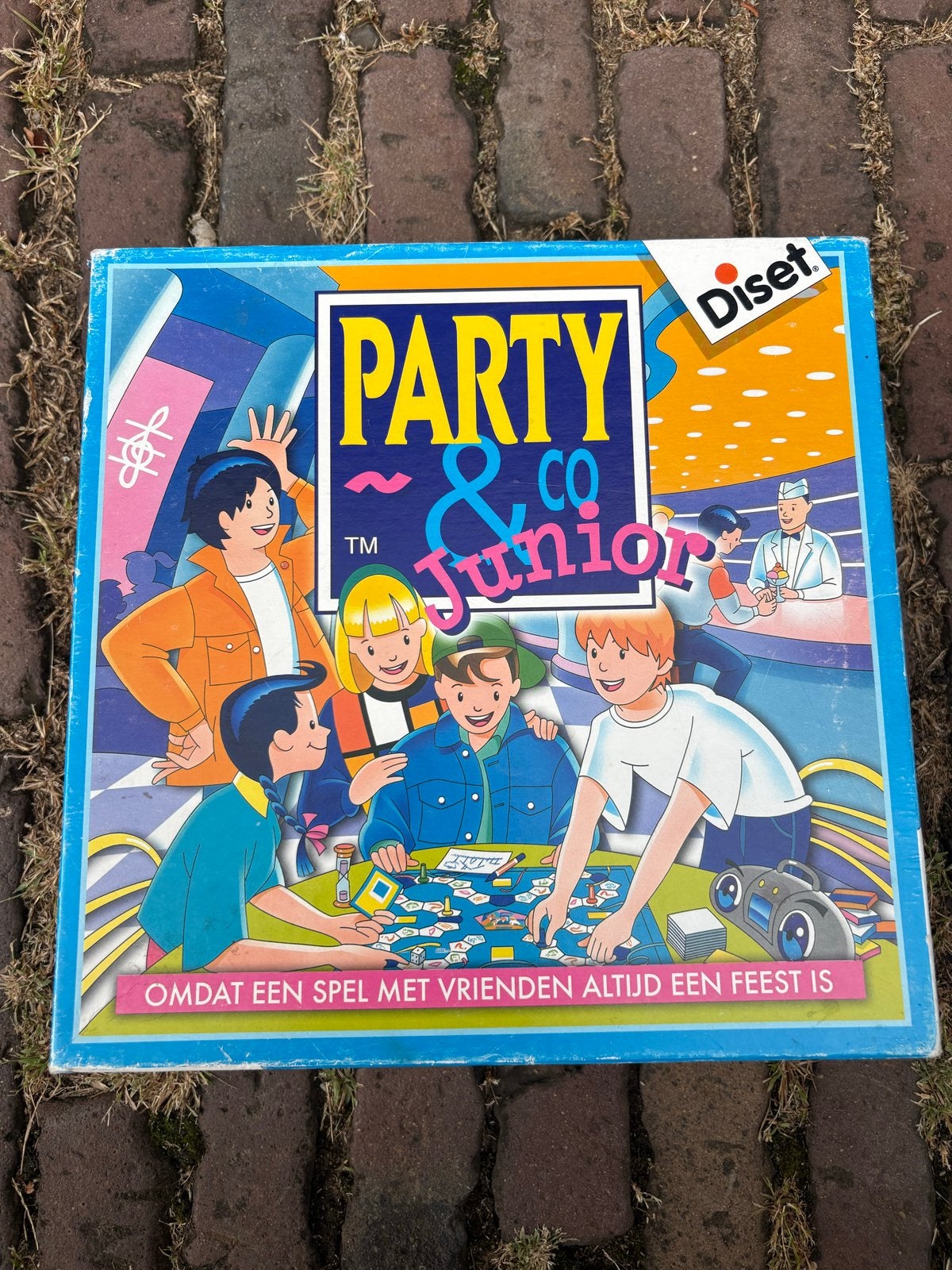 Party & Co Junior Bordspel - Compleet en in goede staat, Drie of vier spelers, Ophalen of Verzenden, Gebruikt