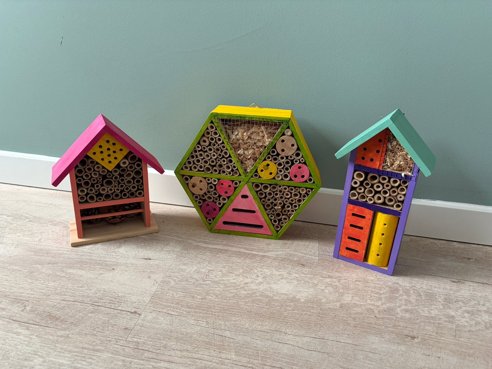 Bijenhotel / insectenhuisjes, Ophalen of Verzenden, Nieuw, Hout
