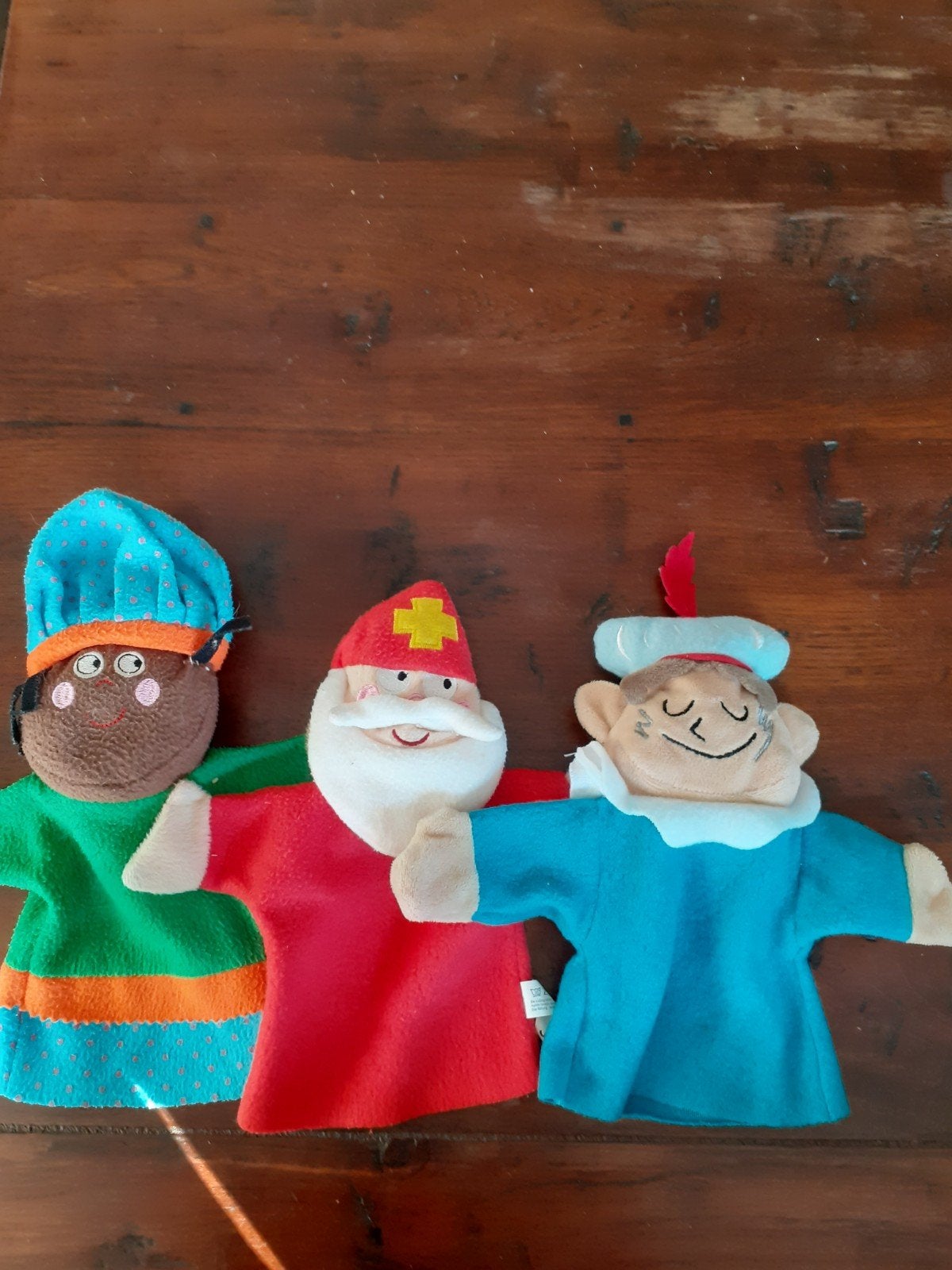 Sont en Pieten handpoppen poppenkastpoppen, Diversen, Sinterklaas, Ophalen of Verzenden
