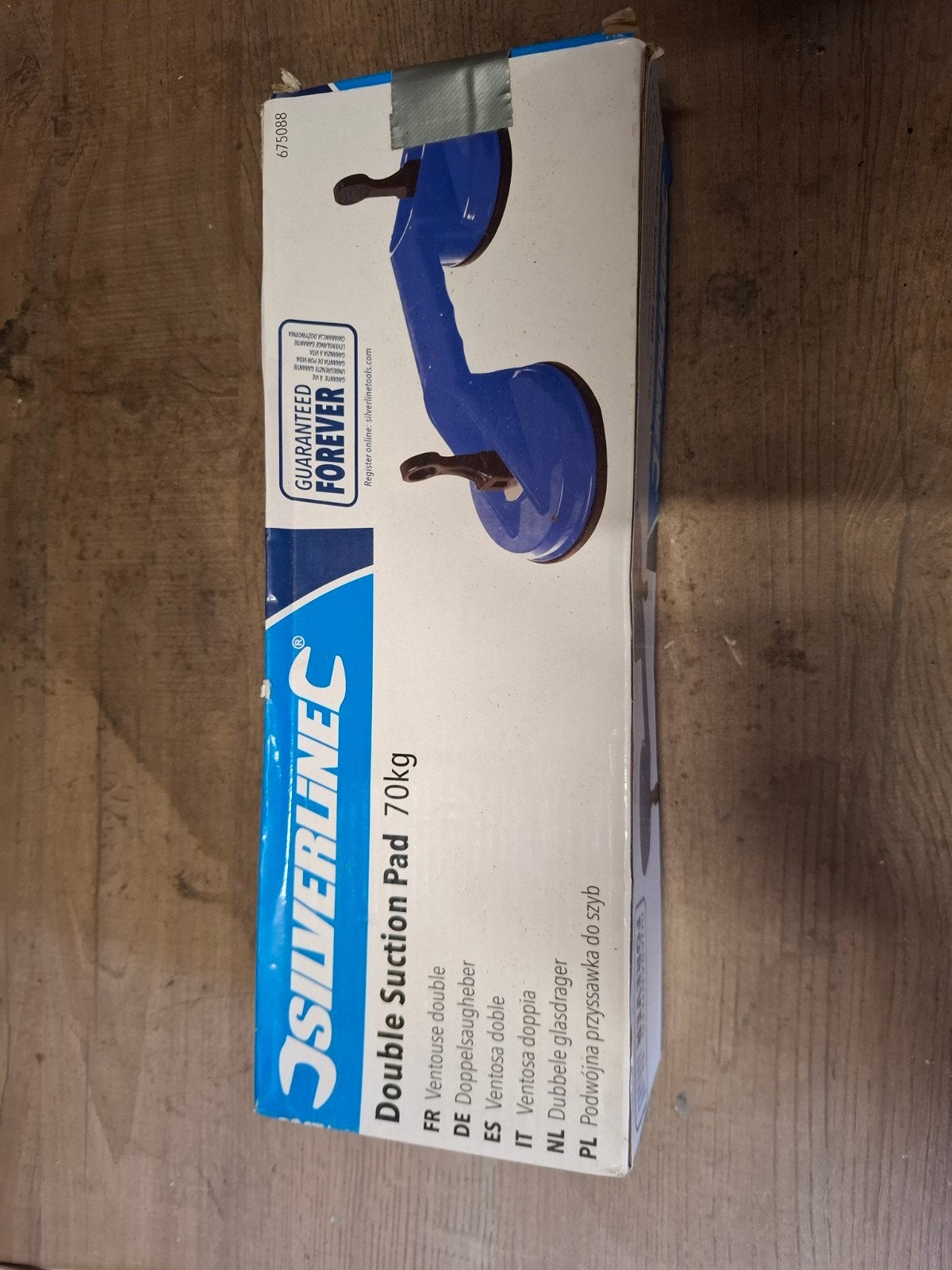 Silverline Dubbele zuignap - 70kg Draagvermogen, Ophalen, Gebruikt, Overige typen, Overige merken