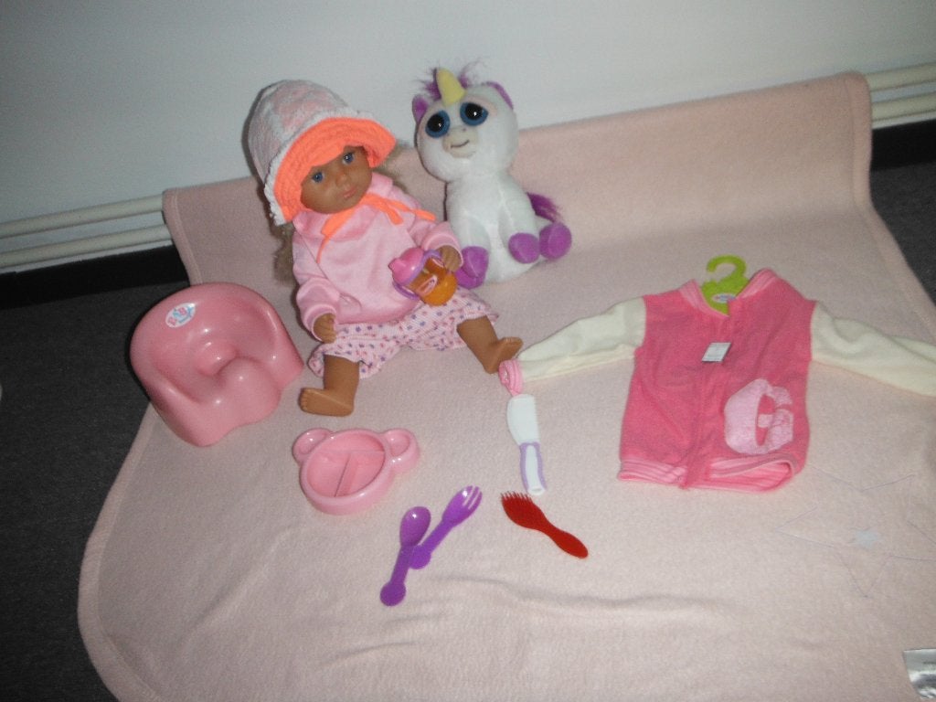 baby born grote zus met acc, Ophalen, Zo goed als nieuw, Babypop