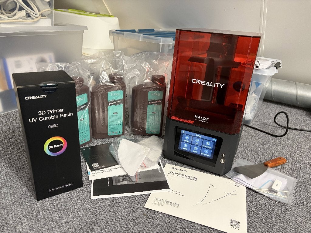 3D resin printer Creality Halot one, Ophalen, Ingebouwde Wi-Fi, Creality, Resin/Hars
