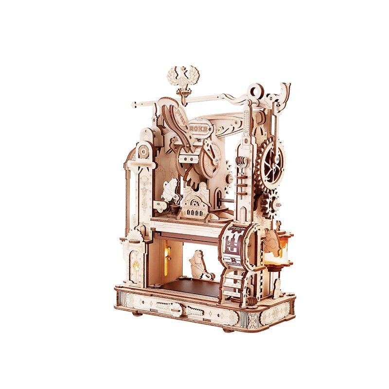 Robotime 3D Houten Puzzel Classic Printing Press LK602, Hobby en Vrije tijd, Info@artbizniz.nl, Art Bizniz B.V., Overige thema's