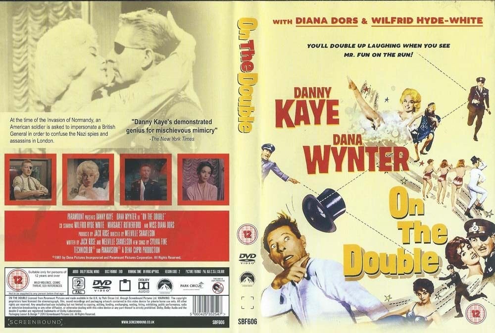 On the Double 1961 DVD met Danny Kaye, Dana Wynter, Alle leeftijden, Ophalen of Verzenden, Gebruikt, Actie en Avontuur