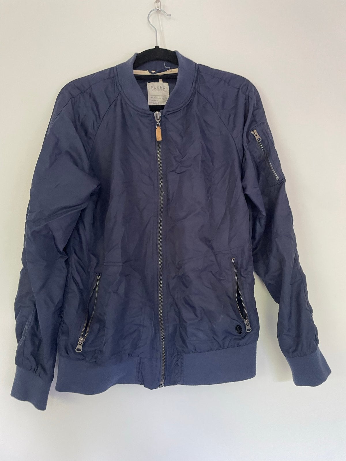 BLEND Bomberjack Maat M, Ophalen of Verzenden, Zo goed als nieuw, Maat 48/50 (M), Blauw