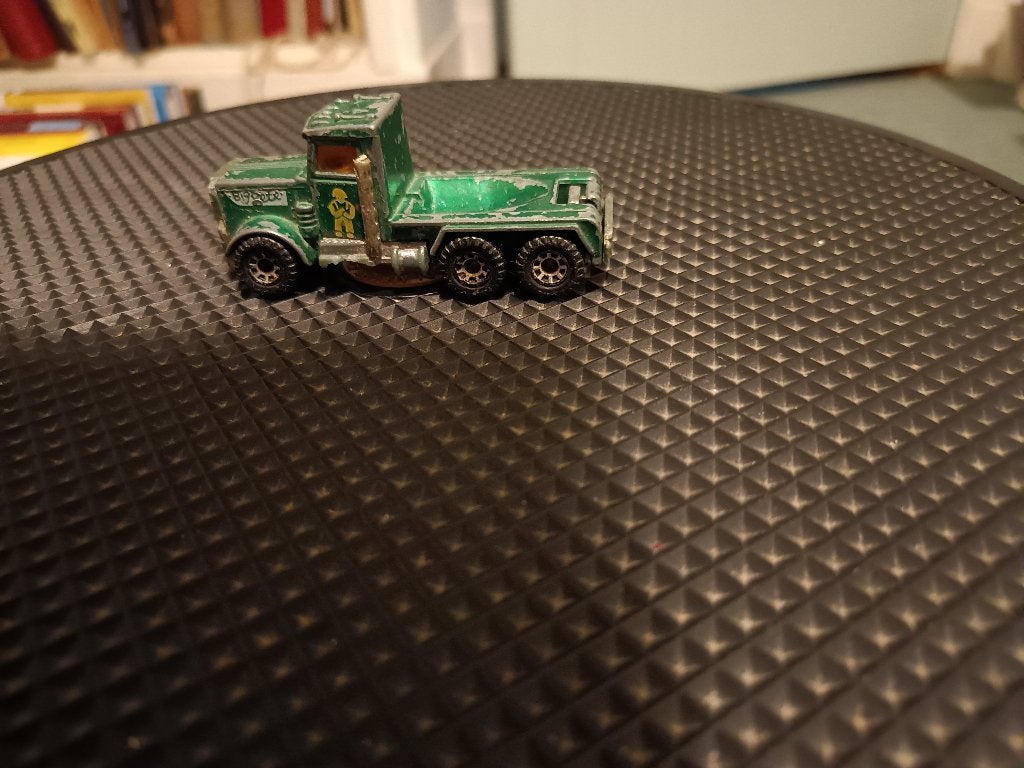Matchbox Peterbilt 1981, Ophalen of Verzenden, Gebruikt, Bus of Vrachtwagen