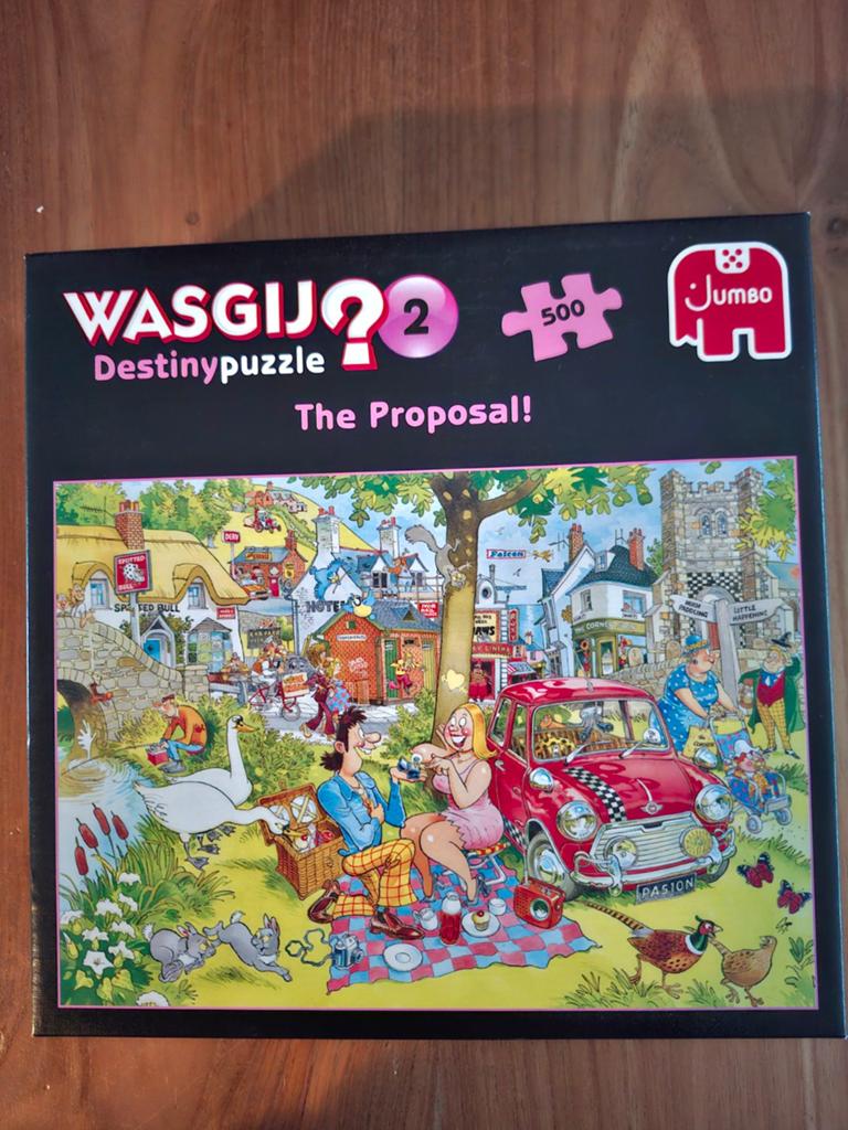 Wasgij puzzel 500 stukjes, Hobby en Vrije tijd, Denksport en Puzzels, Ophalen, 500 t/m 1500 stukjes, Zo goed als nieuw