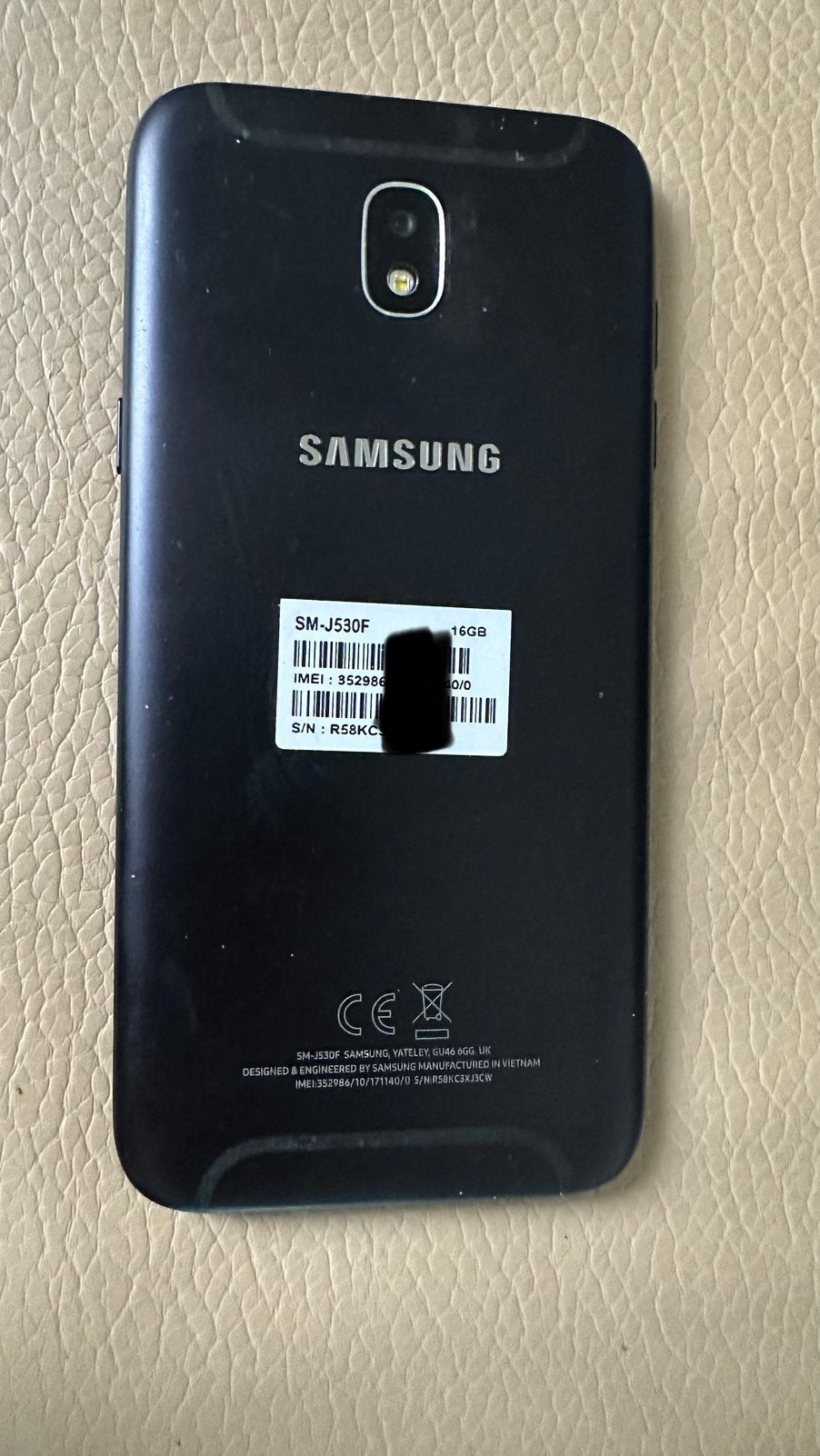 Samsung Galaxy J5 /16 GB -zwart, Overige modellen, Verzenden, Zwart, 6 tot 10 megapixel