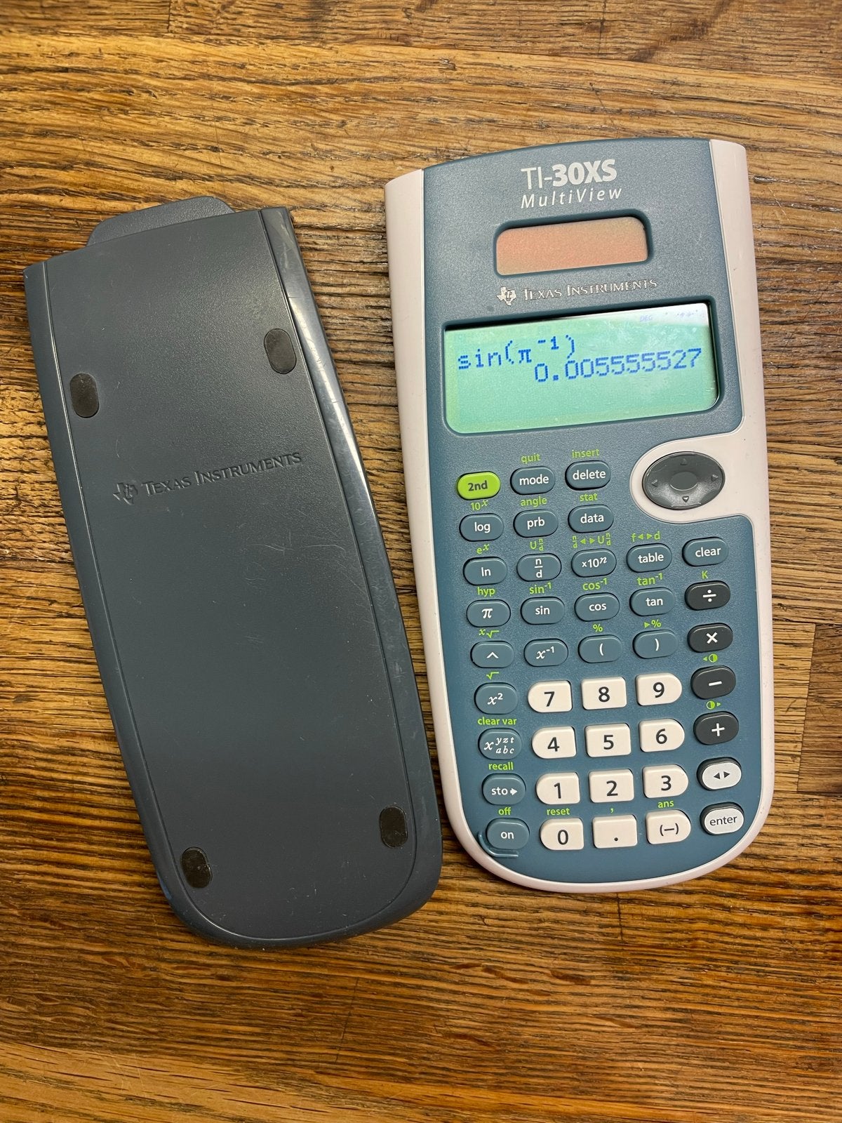 Texas Instruments TI-30XS, Ophalen