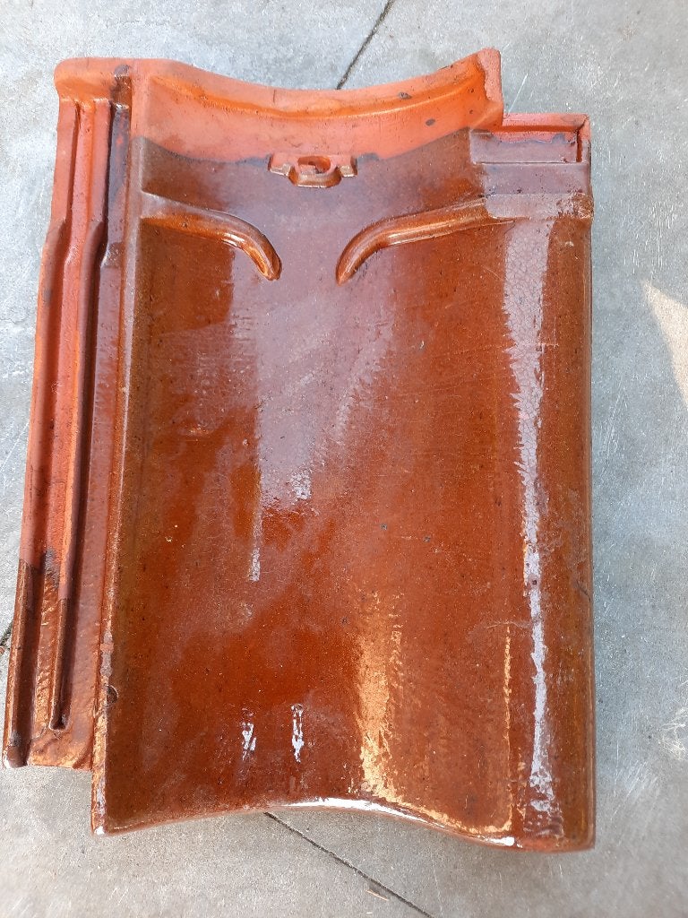 Geglazuurde dakpan, Ophalen, Gebruikt, Steen of Klei, 5 tot 10 m²