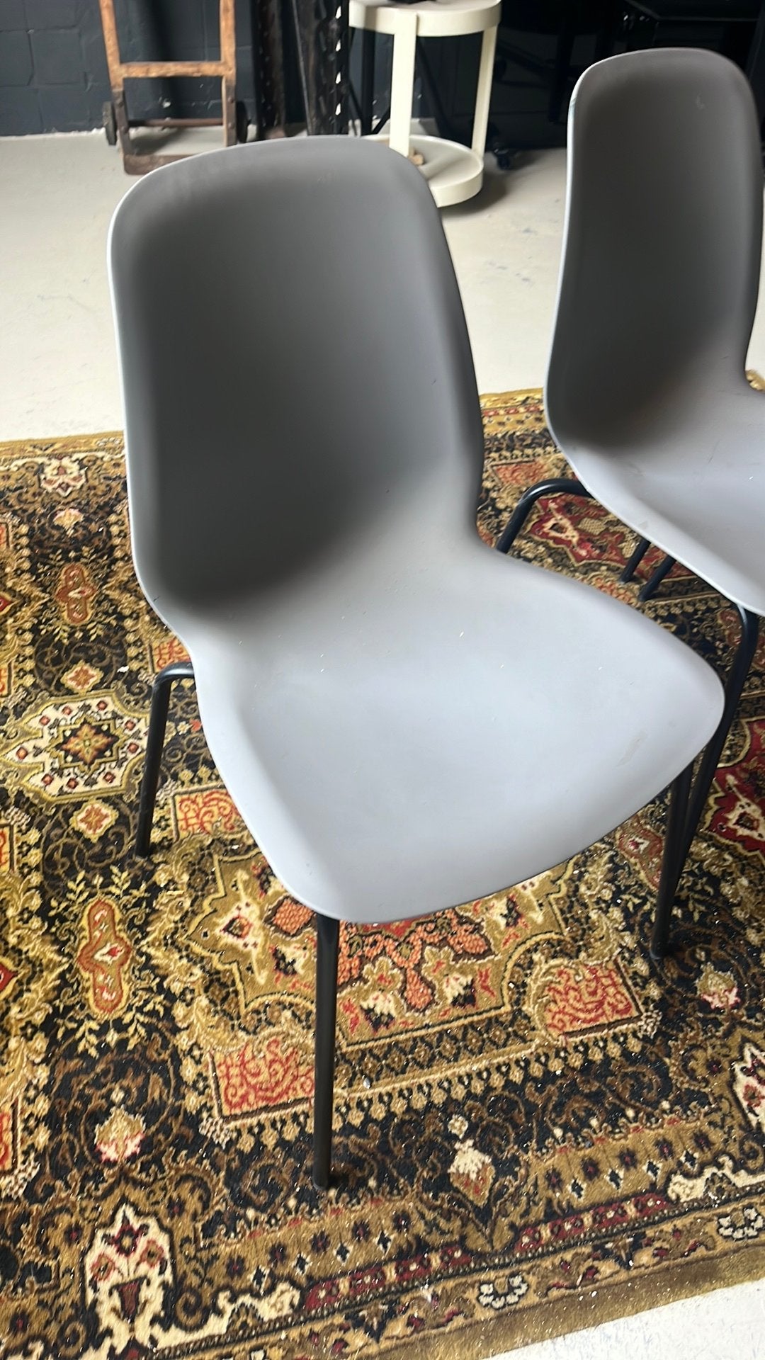 Set van 4 stoelen (ikea leifarne), Ophalen, Zo goed als nieuw, Wit, Vier
