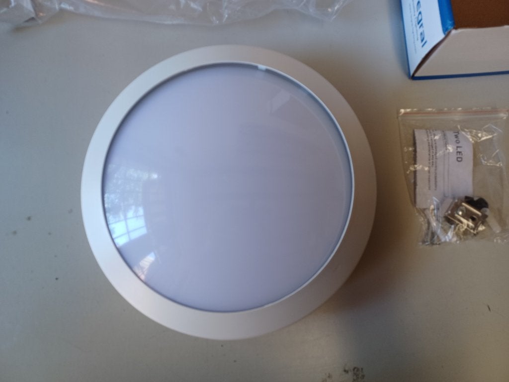 NIEUWE LED Buitenlamp 12W met bewegingsmelder (3000-6500K), Tuin en Terras, Kunststof, Led, Minder dan 50 watt, Nieuw