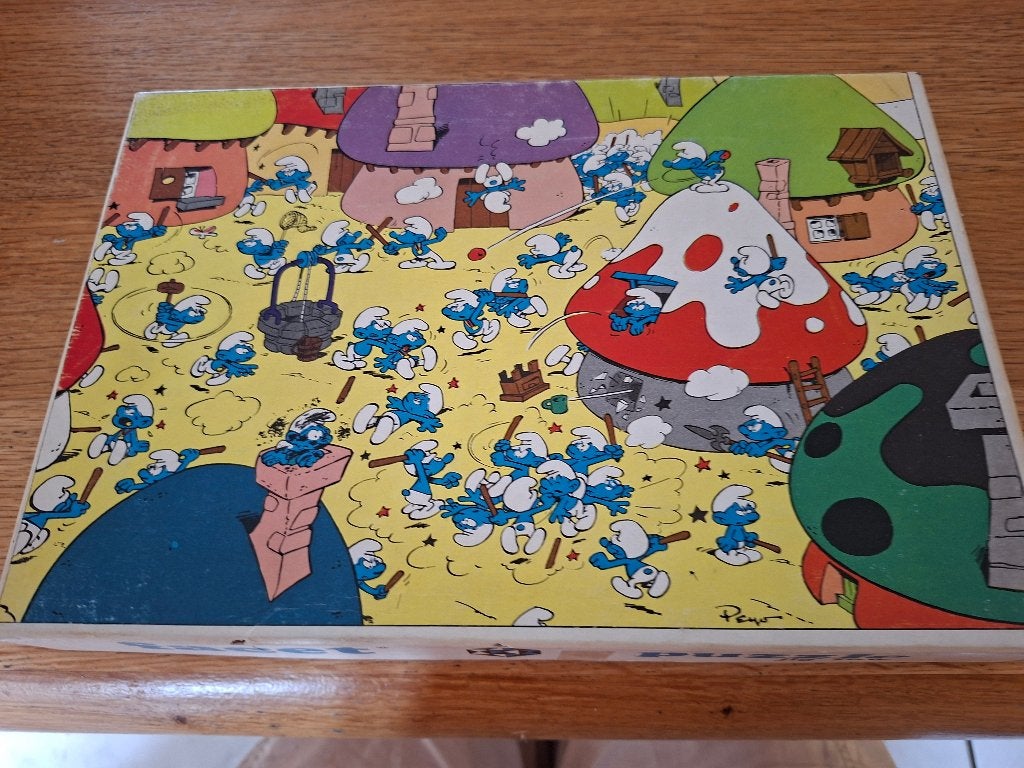 facet puzzle de smurfen, Verzamelen, Smurfen, Ophalen of Verzenden, Zo goed als nieuw, Verschillende Smurfen