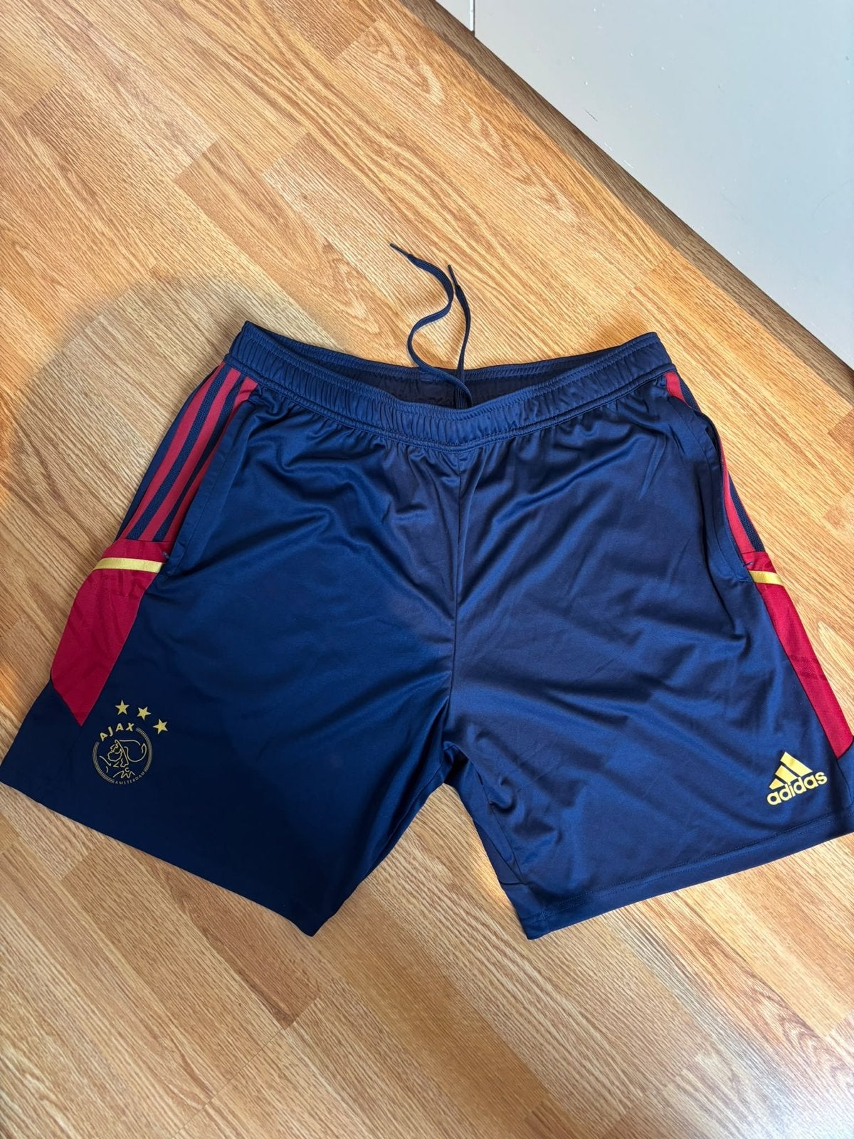 Adidas Ajax Short Blauw Maat XL, Blauw, Maat 56/58 (XL), Ophalen of Verzenden, Voetbal