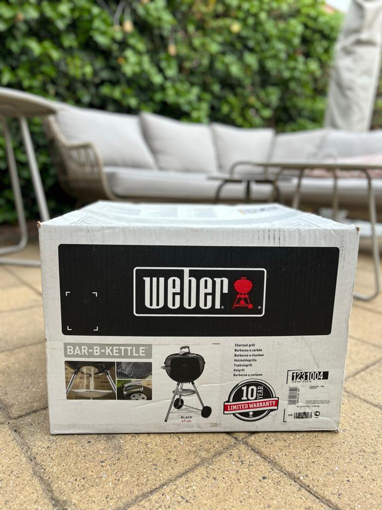 Nieuw! Weber Bar-B-Kettle Houtskoolbarbecue 47cm, Ophalen, Nieuw