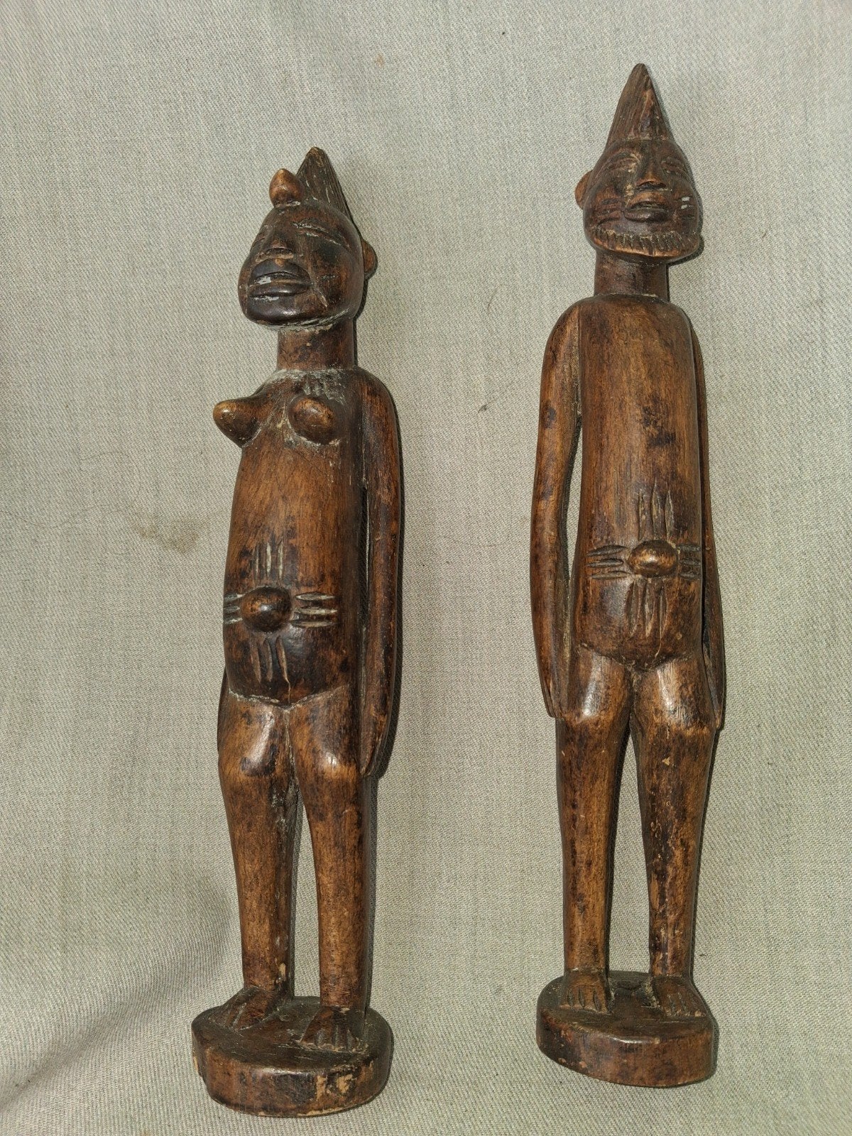 Stel Afrikaanse voorouderbeelden, Yoruba?, Ophalen of Verzenden