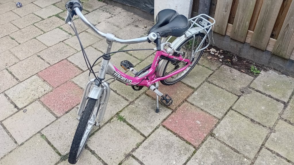 Meisjes fiets 18 inch., Ophalen, Gebruikt, Velgrem, Versnellingen