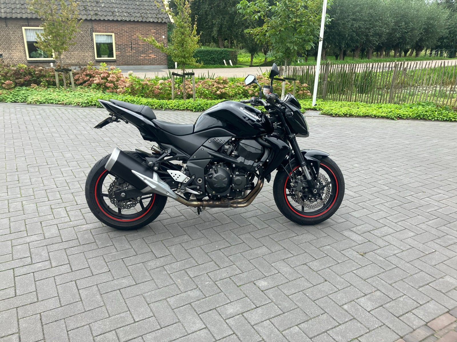 Kawasaki Z750 ABS 2009 - Zwarte Naked Bike, Occasion, Motorrijbewijs A, Particulier, Meer dan 35 kW
