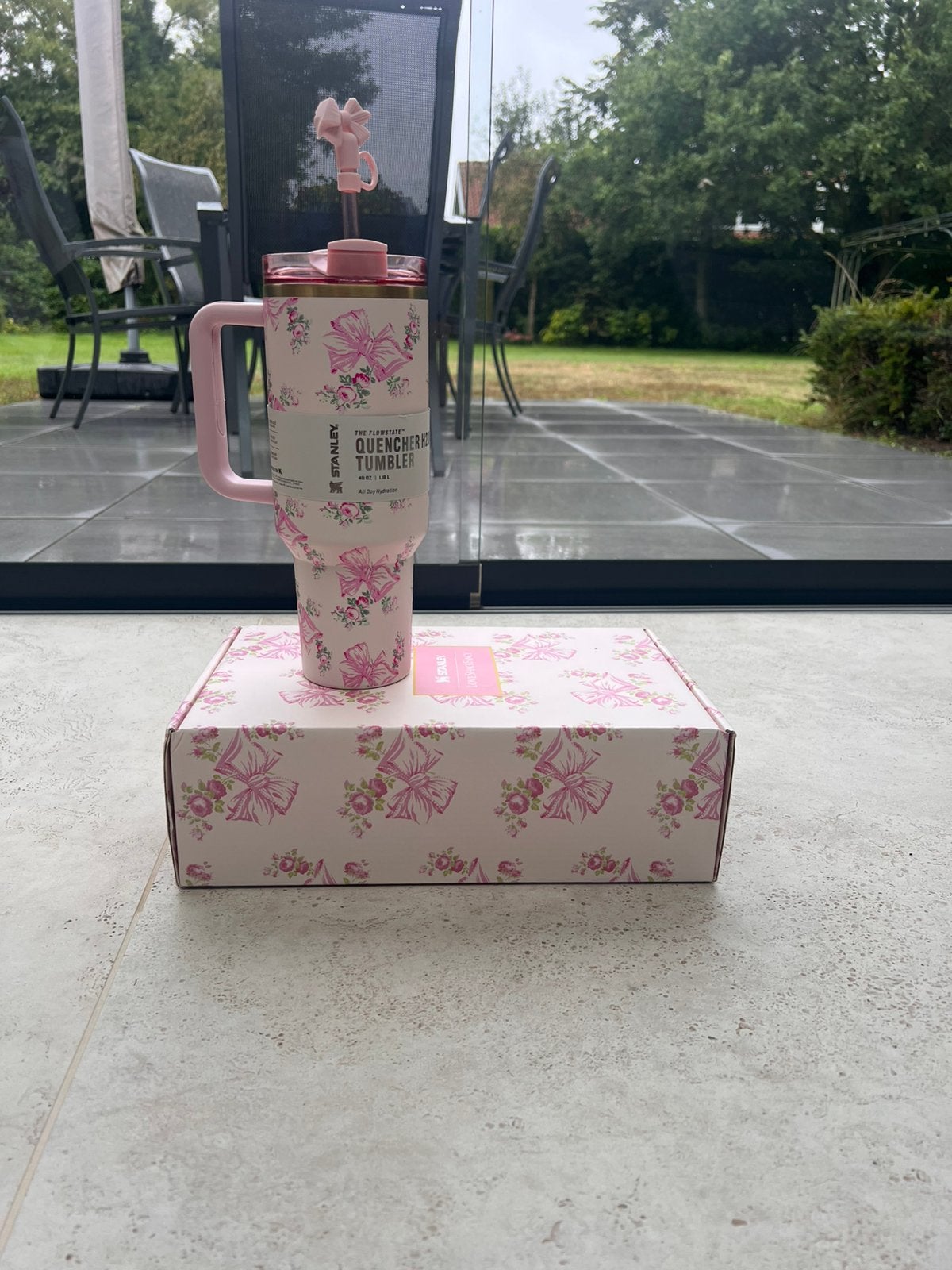 Stanley x LoveShackFancy 40oz (Roze), Ophalen of Verzenden, Nieuw