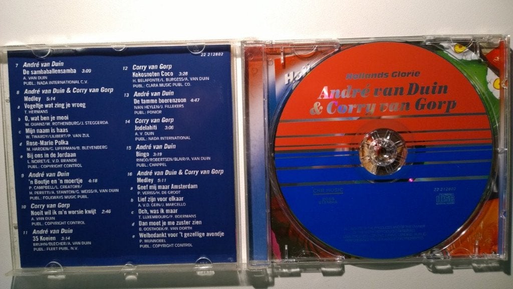 André van Duin & Corry van Gorp - André van Duin & van Gorp, Cd's en Dvd's, Ophalen of Verzenden, Zo goed als nieuw, Feestmuziek