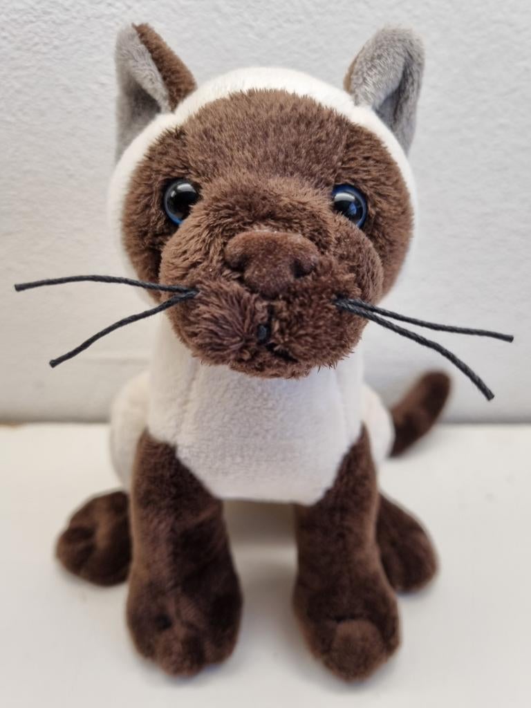Orig, Jemini, SIAMESE POES, 20cm, Label France, Inwst!, Ophalen of Verzenden, Zo goed als nieuw