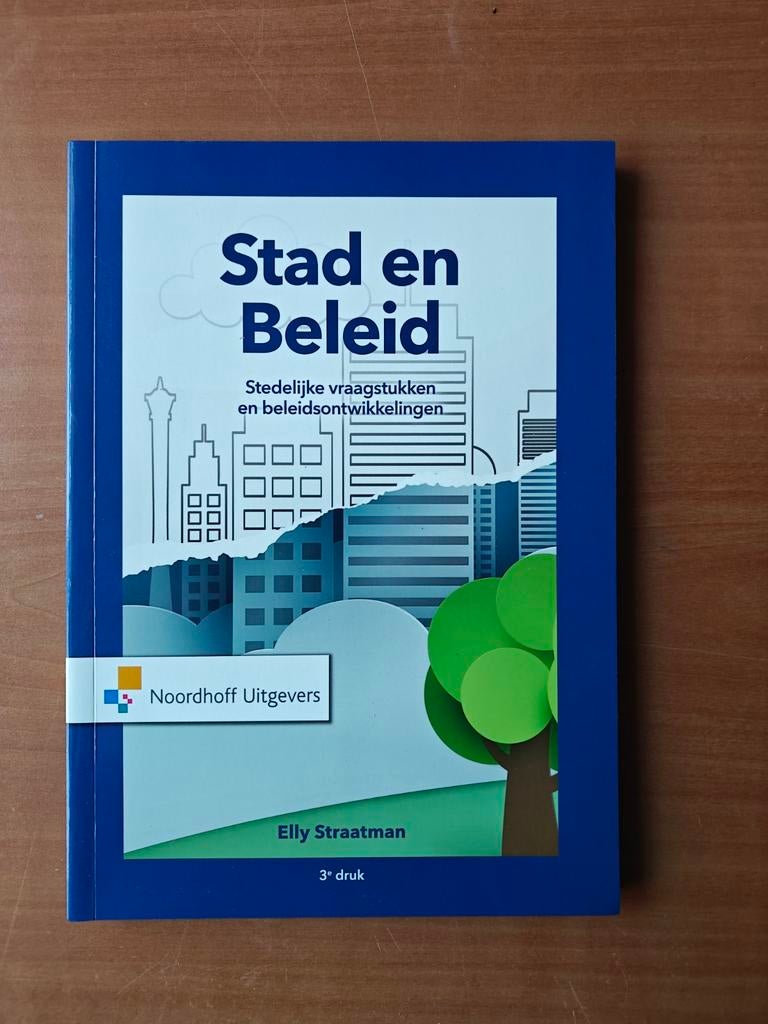 Elly Straatman - Stad en Beleid, Ophalen of Verzenden, Zo goed als nieuw, Elly Straatman, Nederland