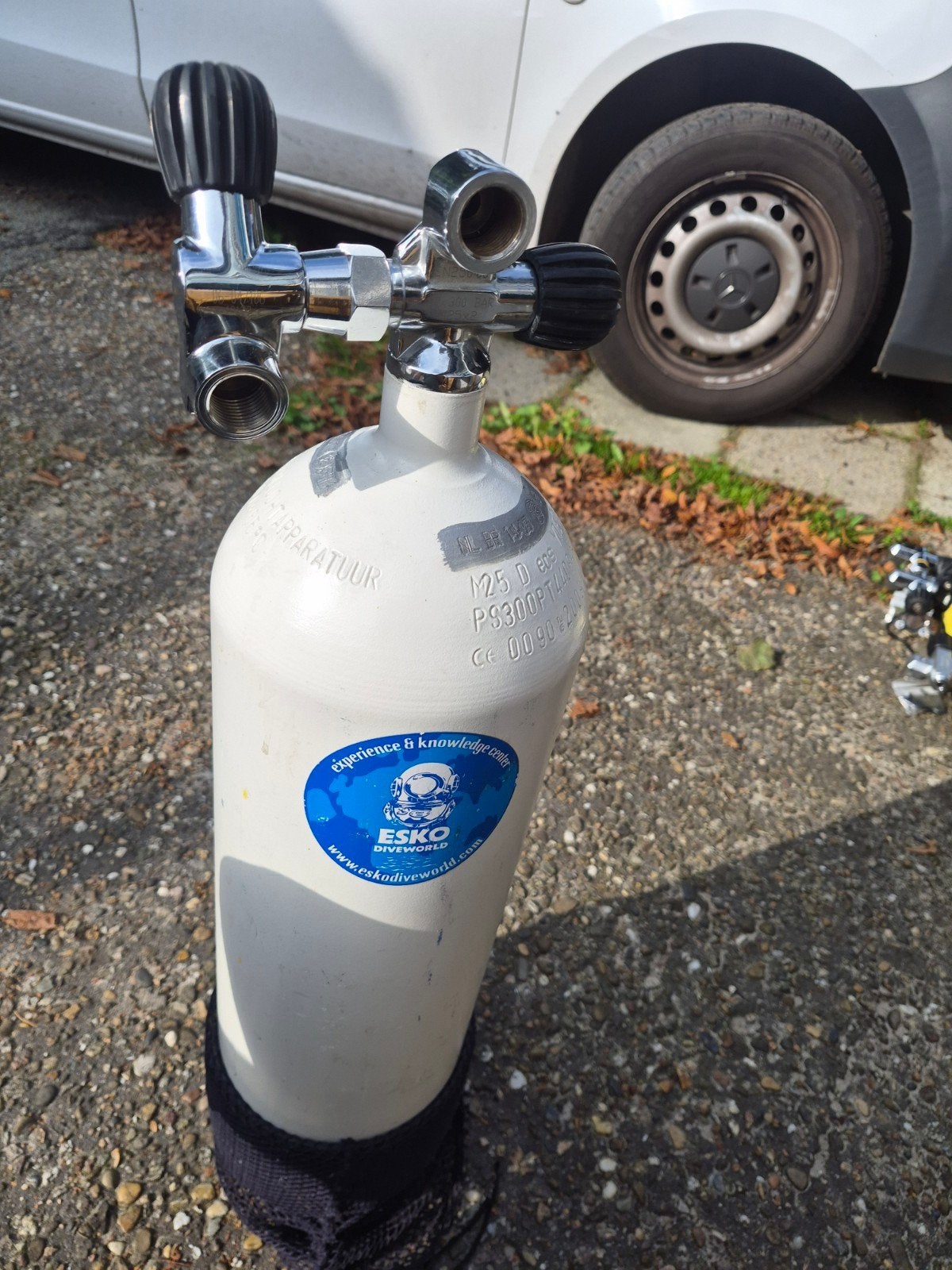 10 liter 300 bar, Ophalen of Verzenden, Zo goed als nieuw, Duikfles