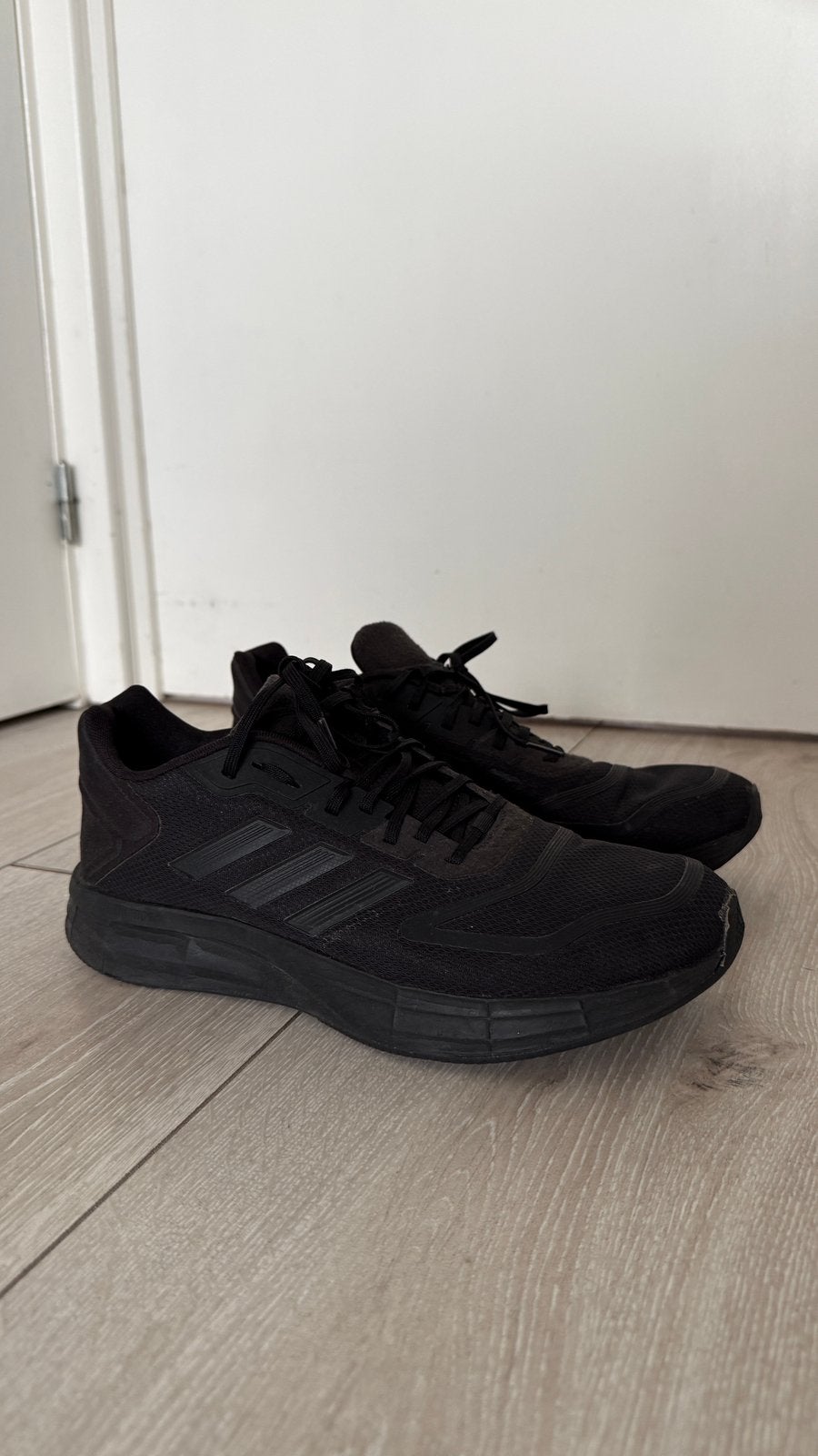 Adidas Duramo SL Zwarte Sneakers Maat 44, Zwart, Ophalen of Verzenden, Sneakers of Gympen, Gedragen