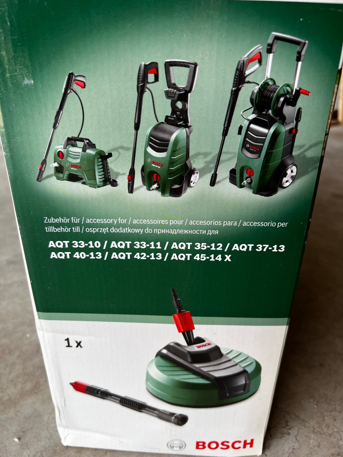 Bosch AquaSurf 280 Terrasreiniger voor hogedrukreiniger, Tuin en Terras, Ophalen of Verzenden, Nieuw, Elektrisch