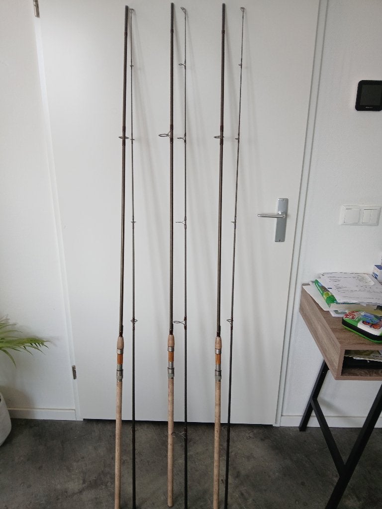 3 stuks jrc classic carp karperhengels, Ophalen, Gebruikt, Werphengel
