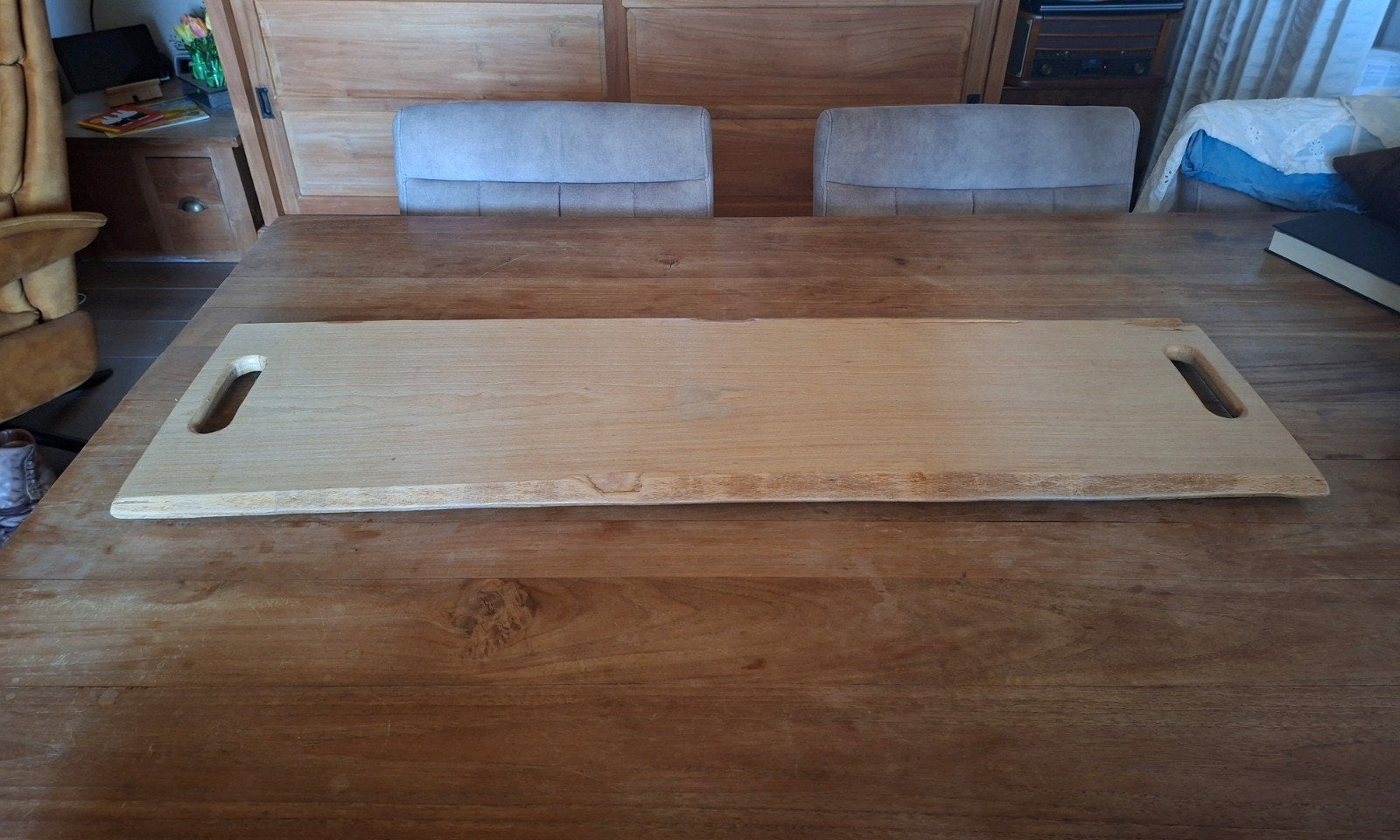 Borrelplank, Ophalen, Hout