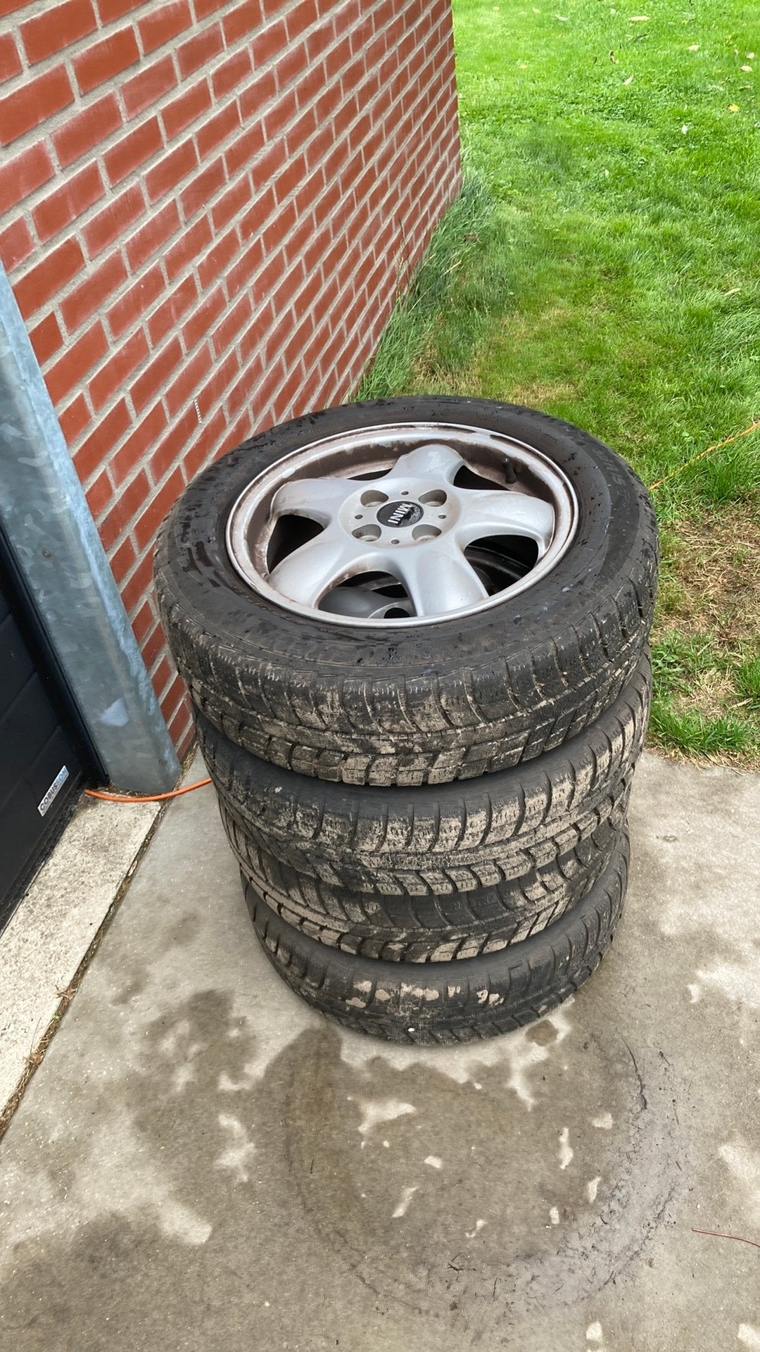 Winterbanden mini, Auto-onderdelen, Ophalen, Gebruikt, 15 inch, 175 mm