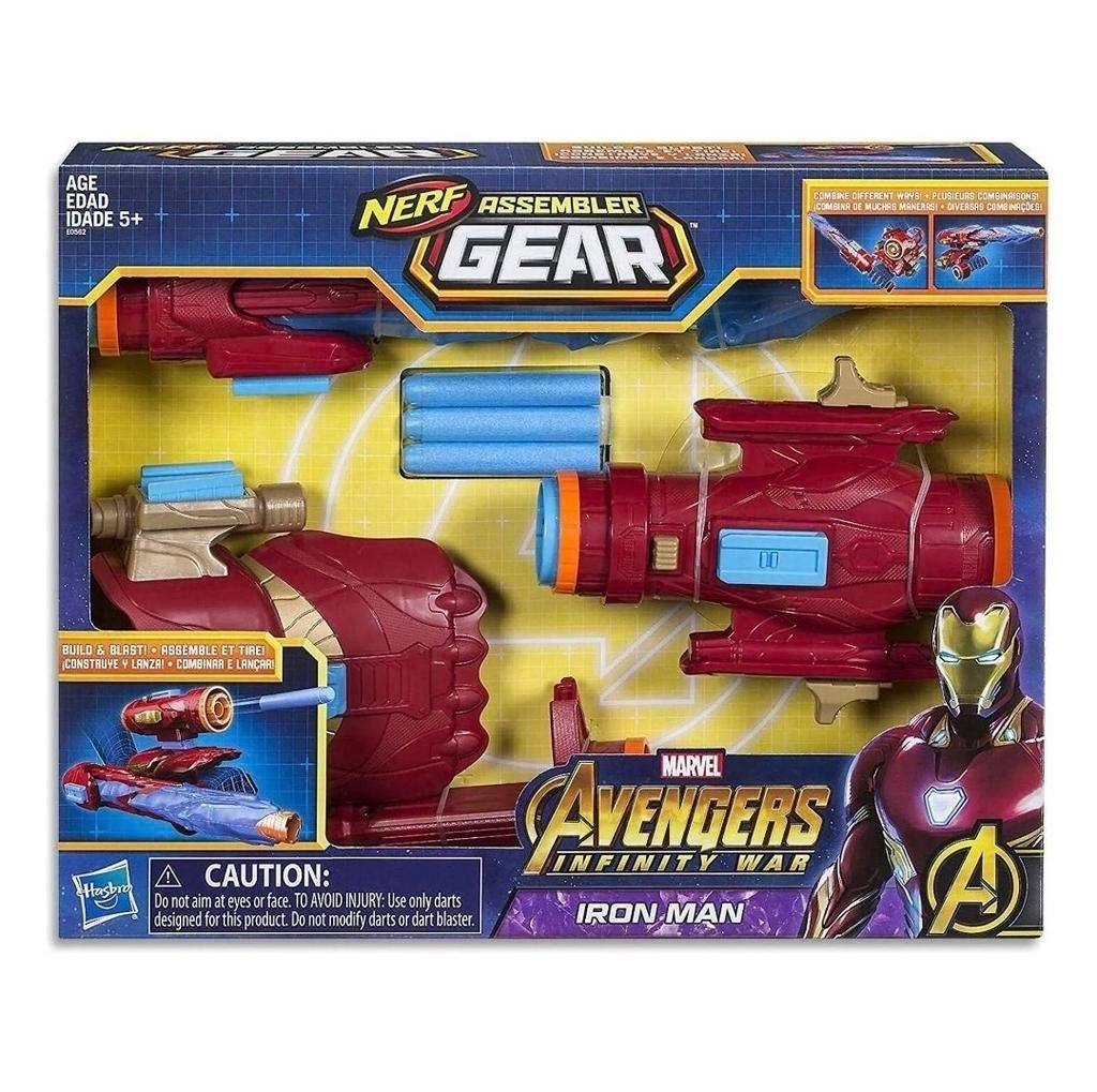 Nerf Assembler Gear Iron Man - Superhelden Speelgoed, Kinderen en Baby's, Speelgoed | Overig, Ophalen of Verzenden, Gebruikt, Jongen of Meisje