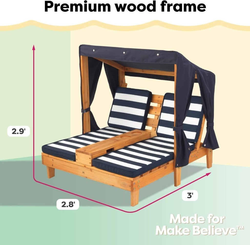 NIEUW Kidkraft luxe ligbedjes met schaduwkap voor kinderen, Kinderen en Baby's, Kinderkamer | Overige Meubels, Nieuw, Overige typen
