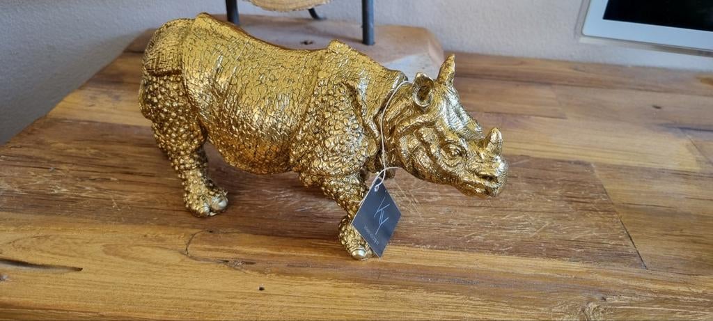 Goudkleurige neushoorn, Ophalen of Verzenden, Nieuw
