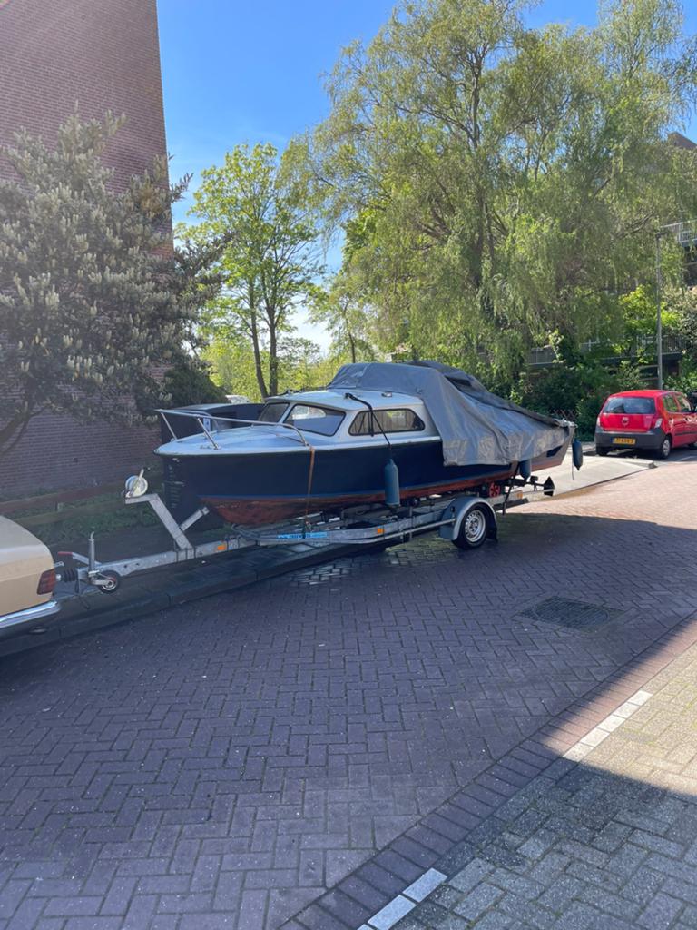 Boot stuur defect geen motor geen trailer, Ophalen of Verzenden, Zo goed als nieuw, Overige typen, Motorboot