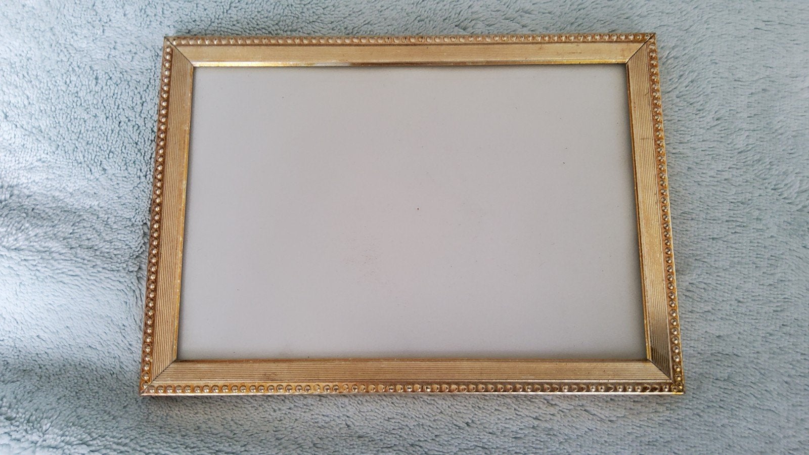 Oud retro goud kleurig fotolijst bewerkte rand gemerkt Jyden, Ophalen of Verzenden