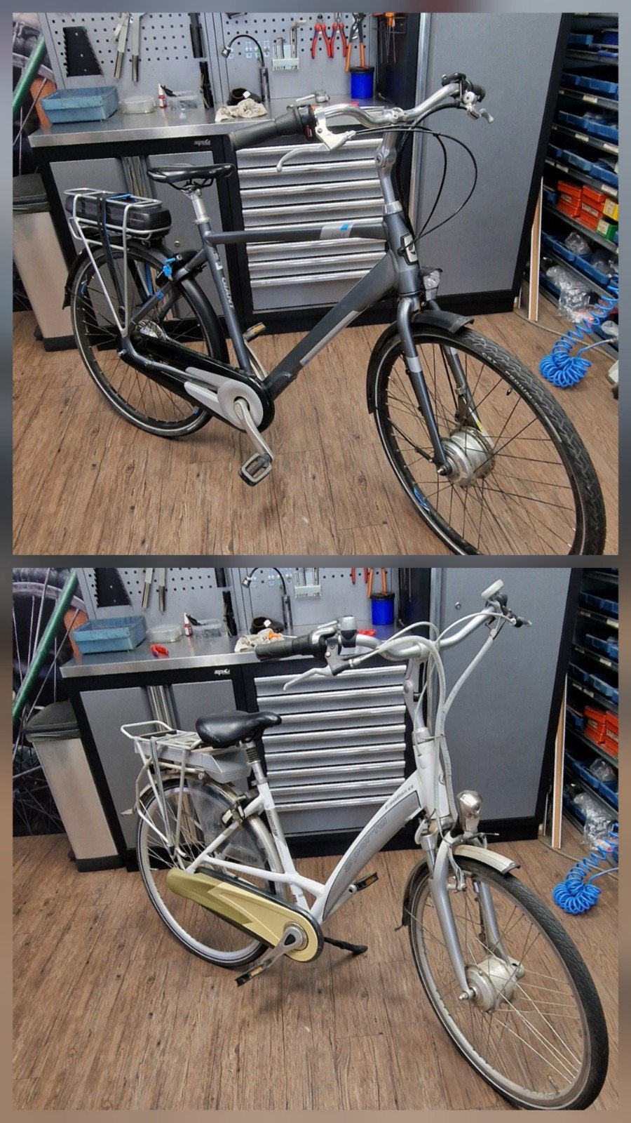 Giant en Sparta ebike, 51 tot 55 cm, Ophalen, Gebruikt, Sparta