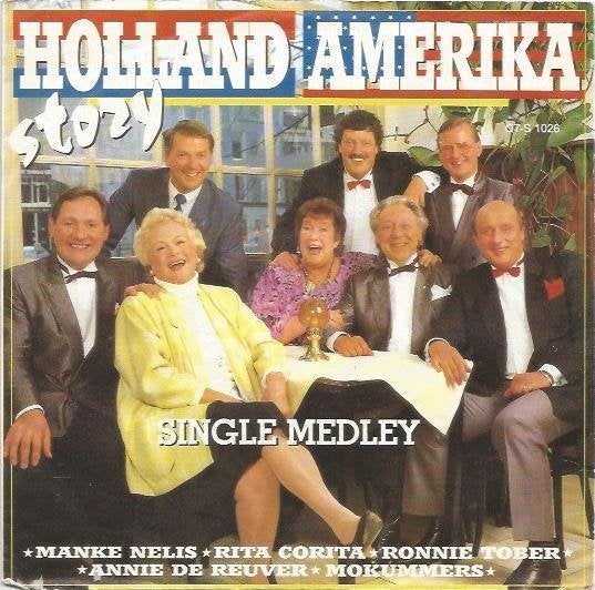 Holland Amerika Story ‎: Single Medley (1988), Gebruikt, Fotohoes, 7 inch, Ophalen of Verzenden